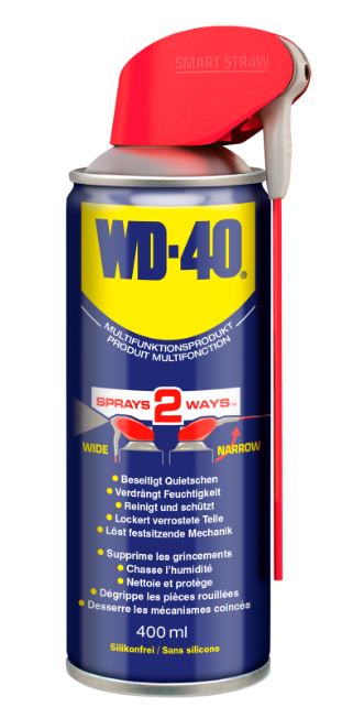 WD-40 SPRAY 400ml, Smart Straw