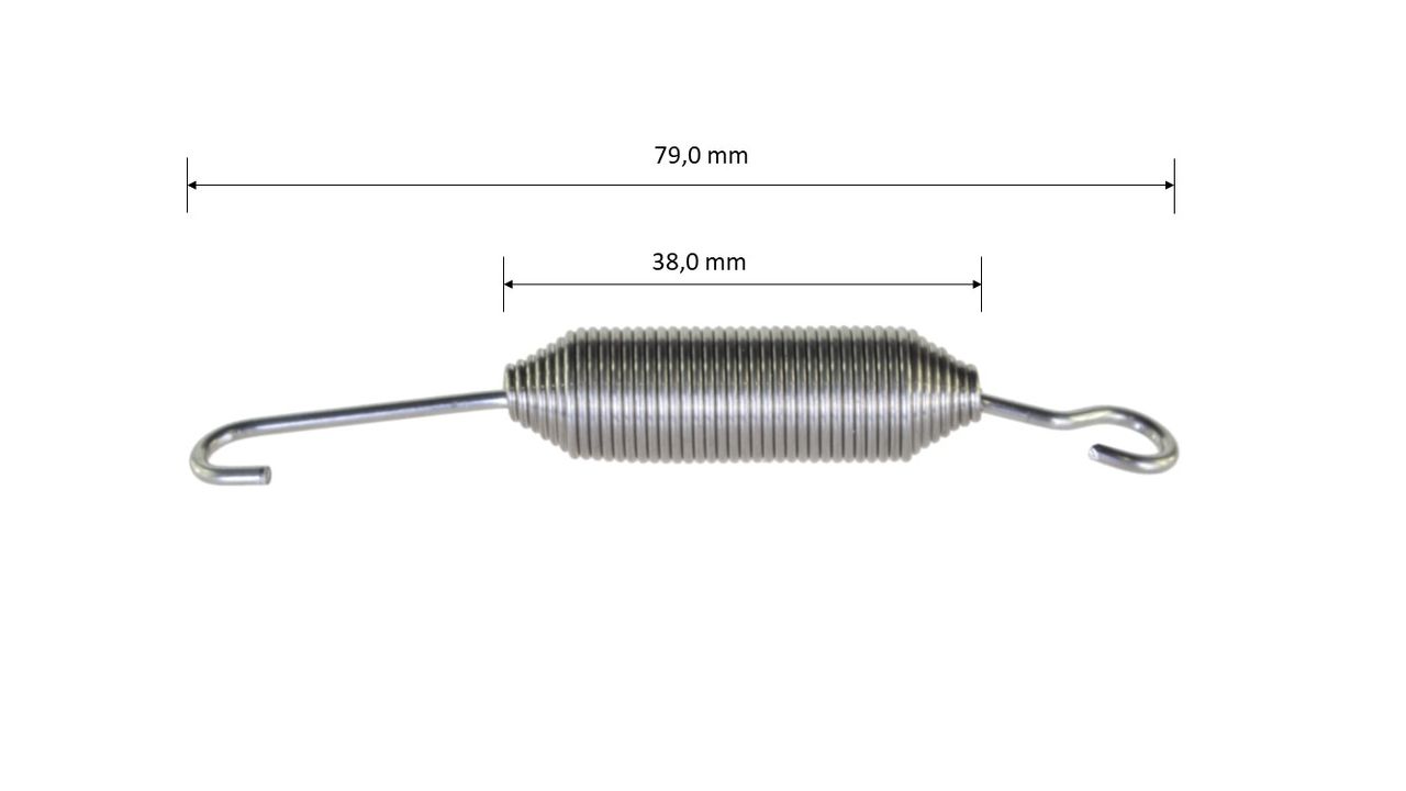 Vergaserfeder, Rückholfeder für Vergaser Drosselklappe